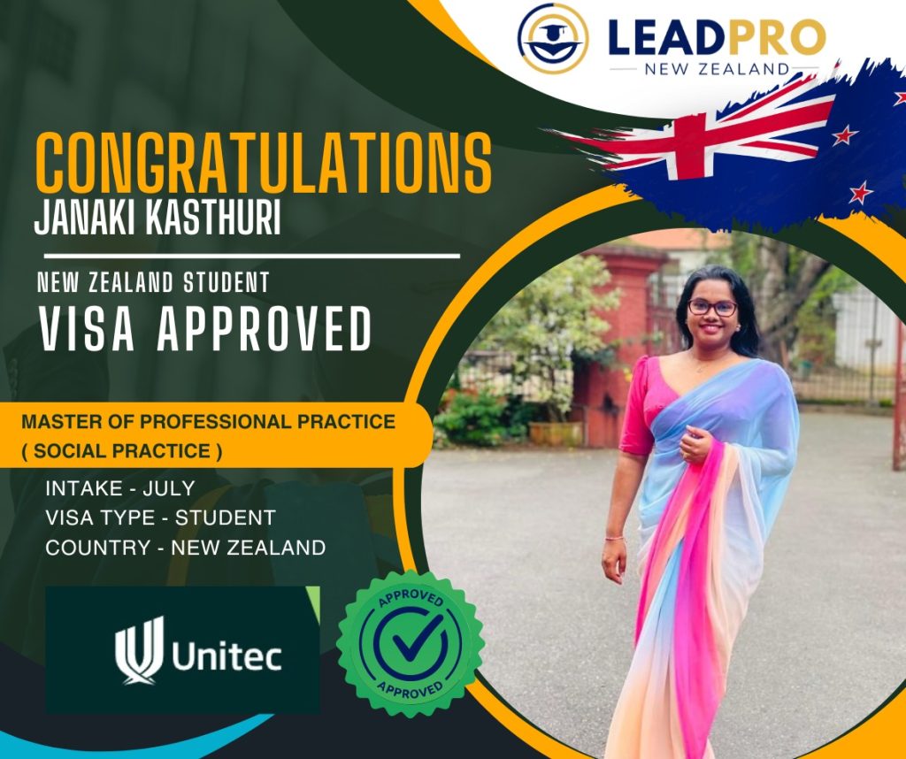 Visa Approved for Janaki Kasthuri